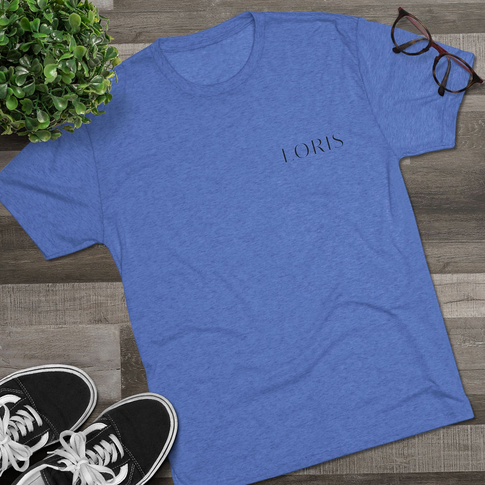 Thumbnail: LORIS Men's "Wilderness Crest" Tri-Blend Crew Tee 