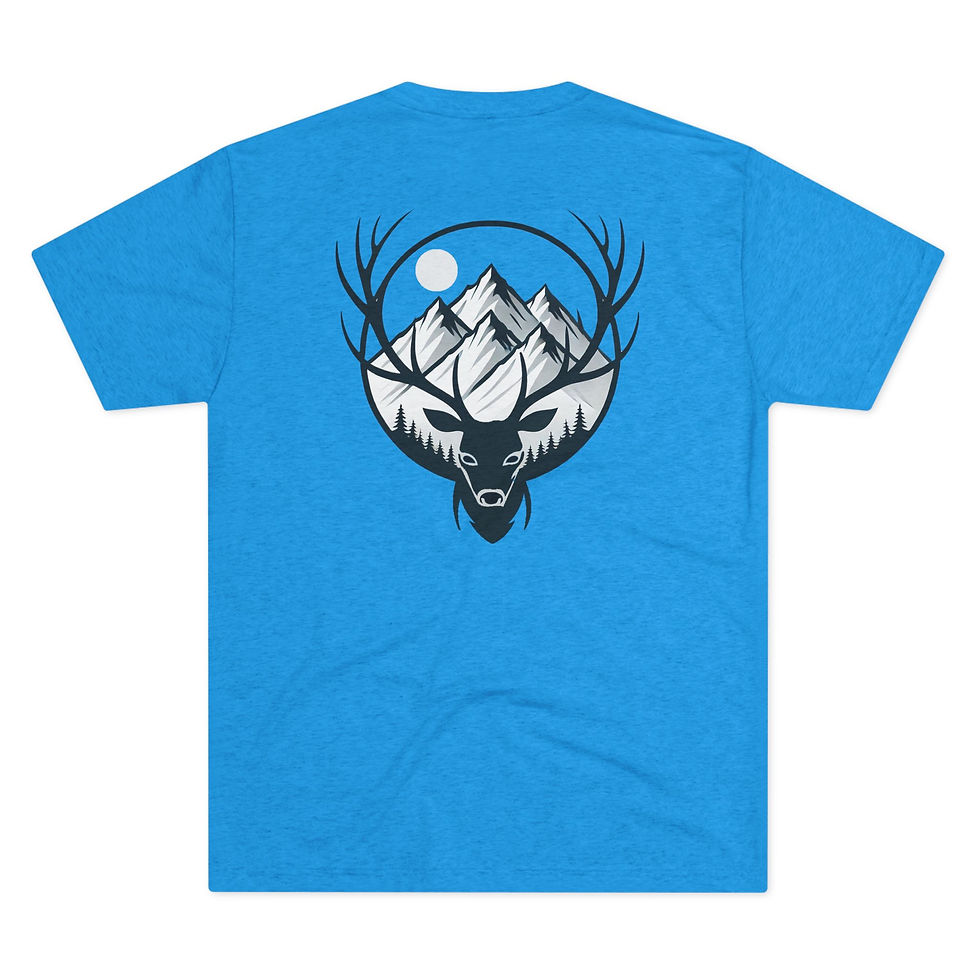 Thumbnail: LORIS Men's "Wilderness Crest" Tri-Blend Crew Tee 