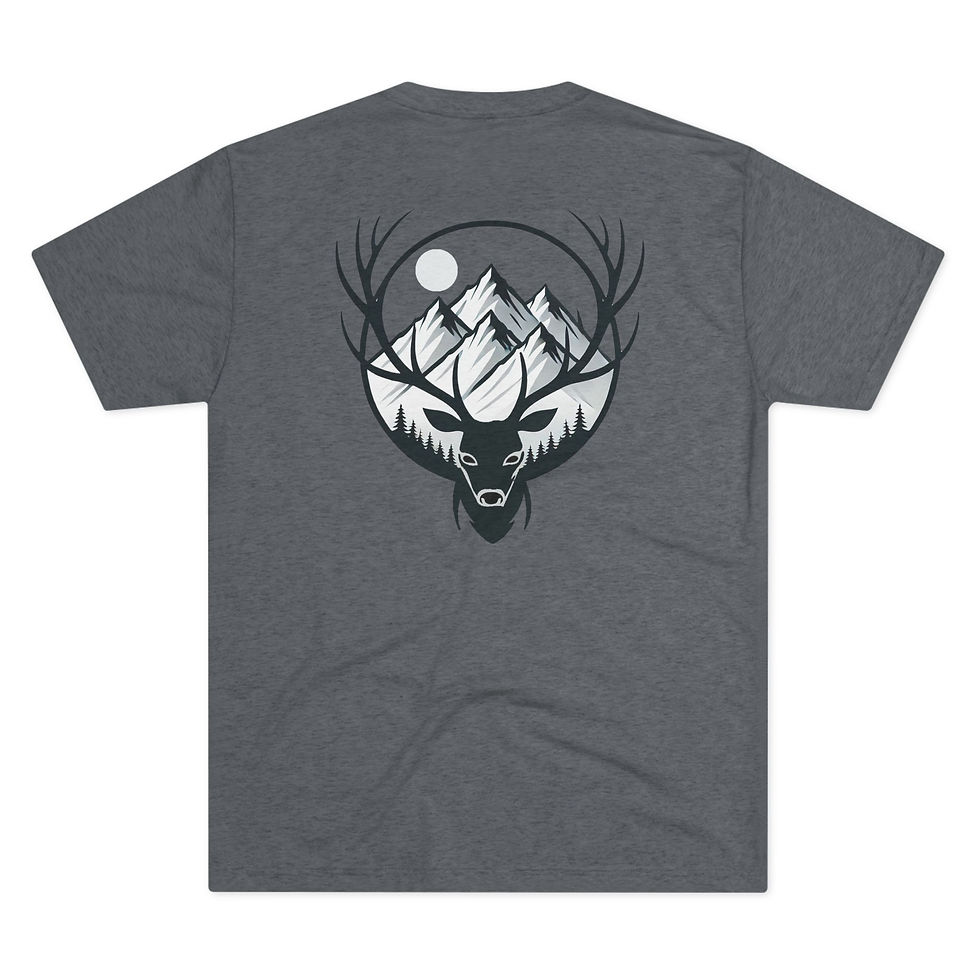 Thumbnail: LORIS Men's "Wilderness Crest" Tri-Blend Crew Tee 