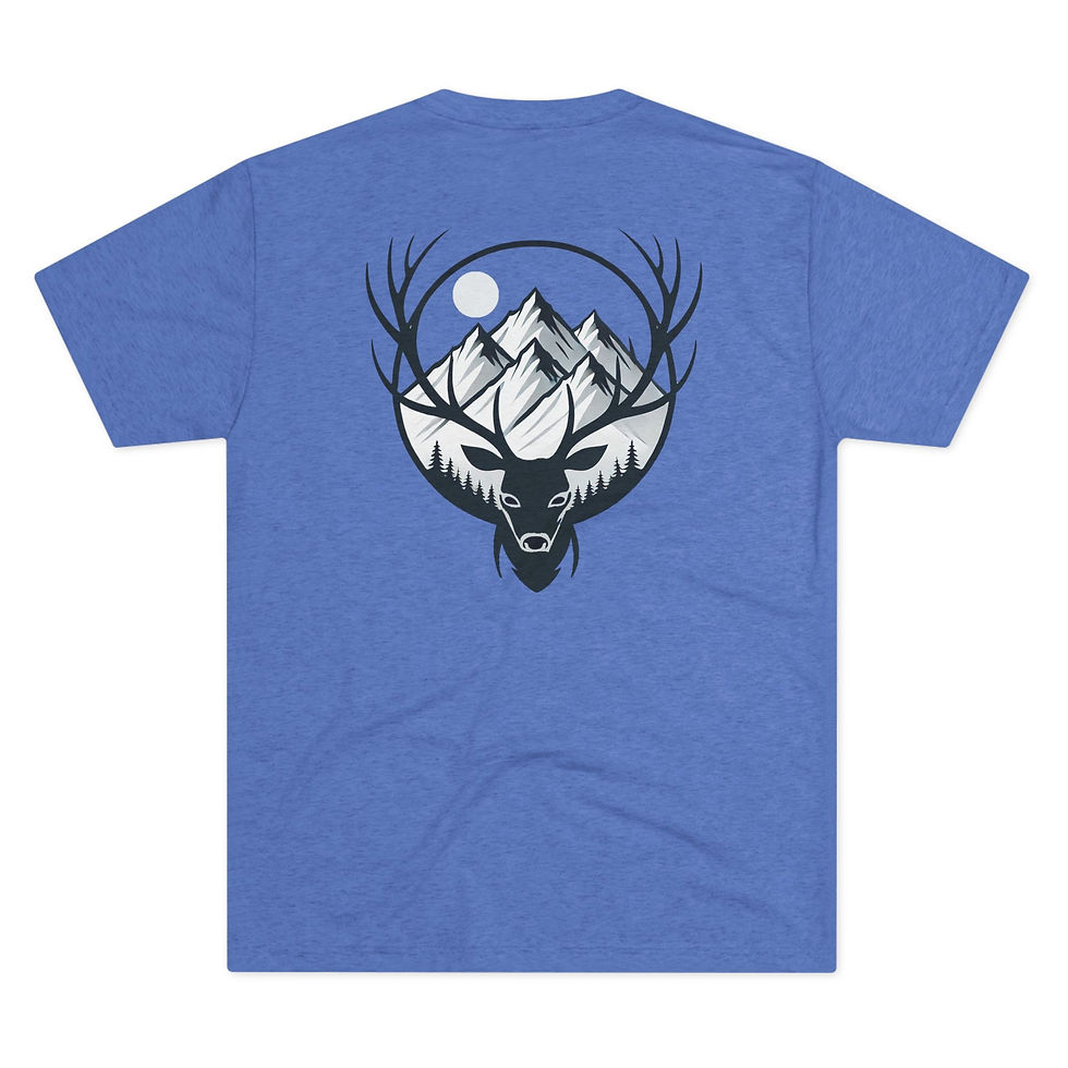 Thumbnail: LORIS Men's "Wilderness Crest" Tri-Blend Crew Tee 