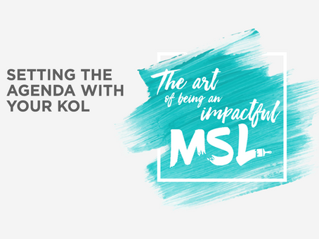 Setting the agenda with your KOL