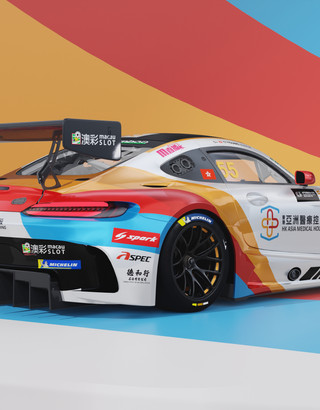 Tarmac Works 1:64 Mercedes AMG GT3 70° Anniversario - Macao GP - Modello Da Collezione