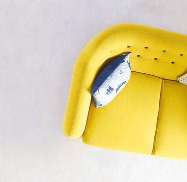 canapé jaune