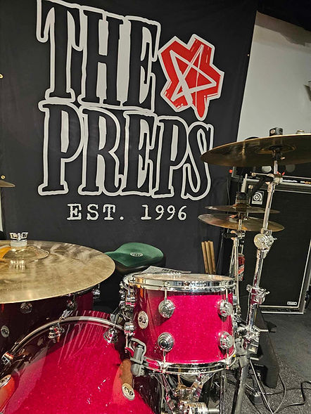 The Preps stage setup