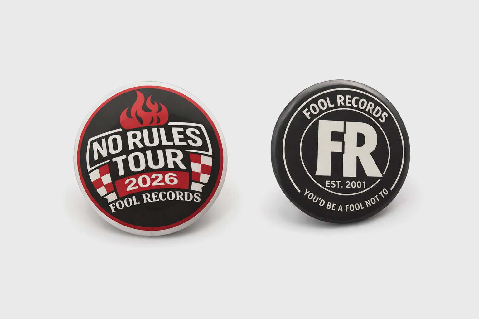 Fool Records Tour Pin Pack