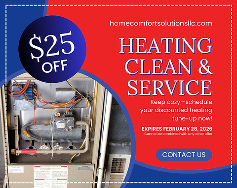 $25 off Heating Service