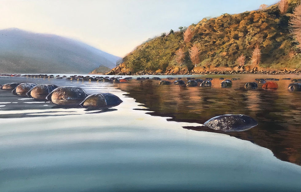 Camel Point, Marlborough Sounds, New Zealand.