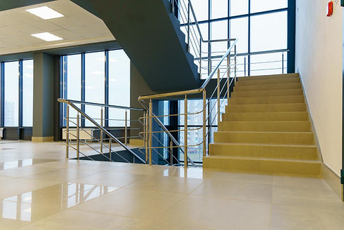 University Hallway and Stairs
