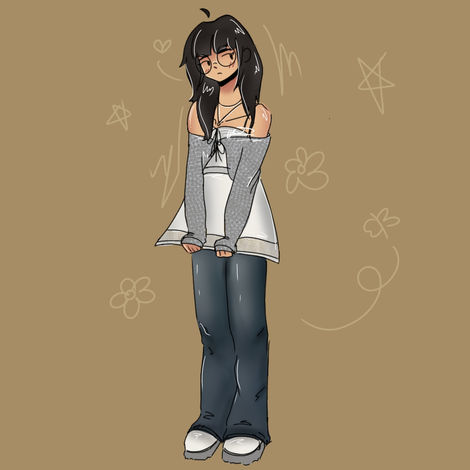 Girl in jeans
