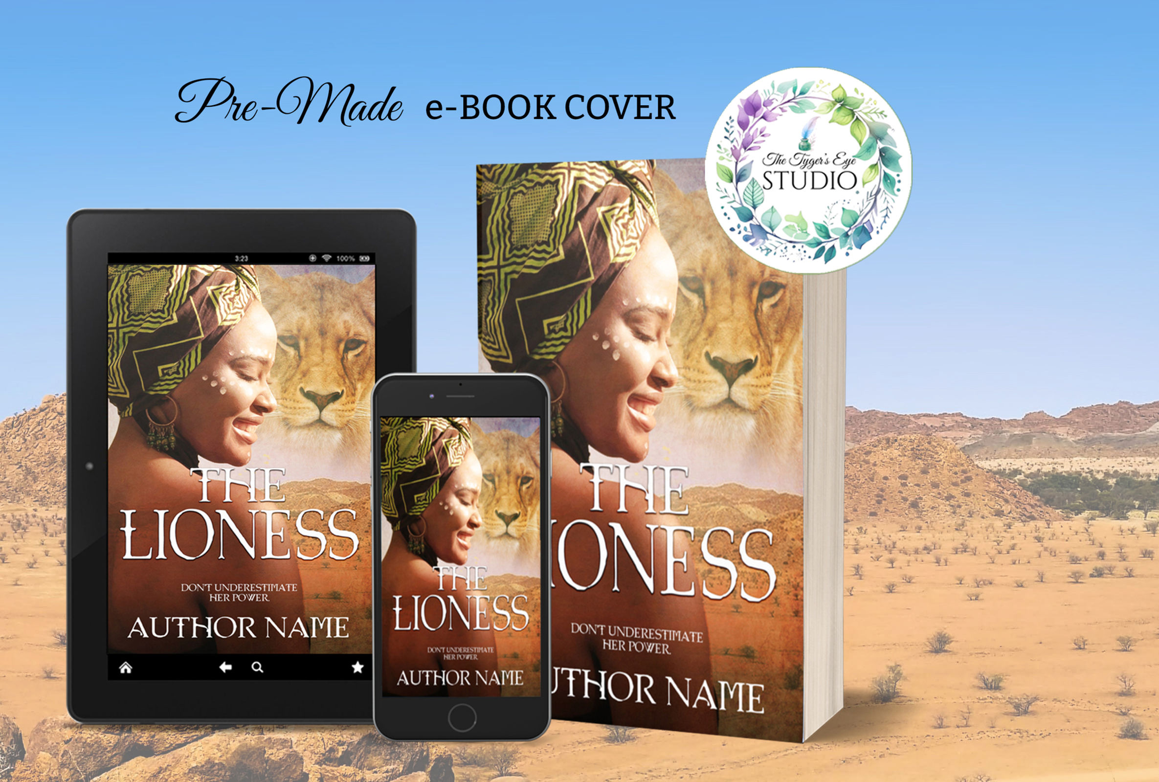 The Lioness - Premade eBook Cover