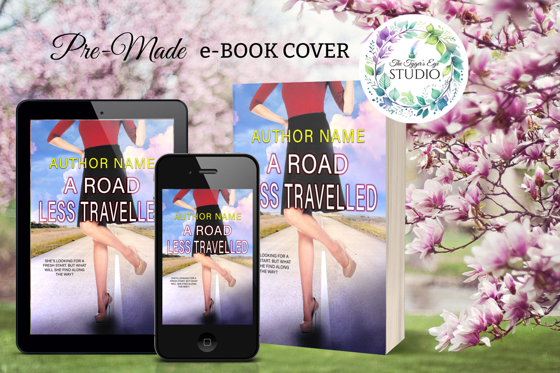 A Road Less Travelled - Premade eBook Cover
