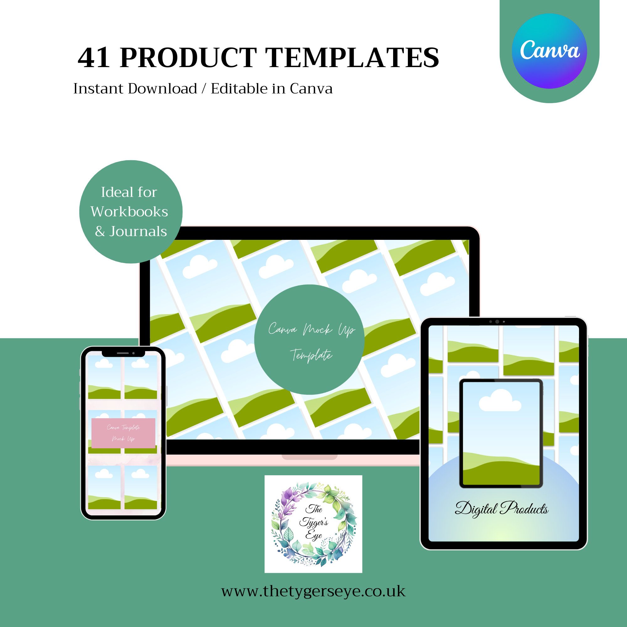 Business Support Canva Template Bundle - 41 Editable Images for Your Brand!