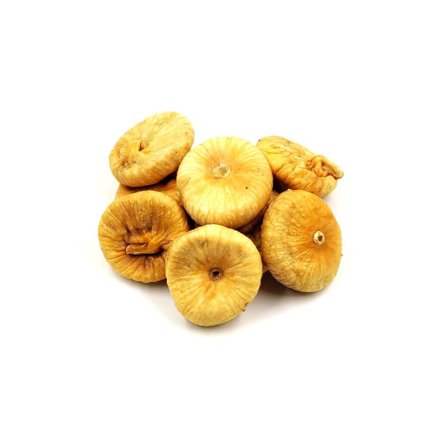 Сушений інжир натуральний світло-коричневого кольору без упаковки, щільно спресовані плоди