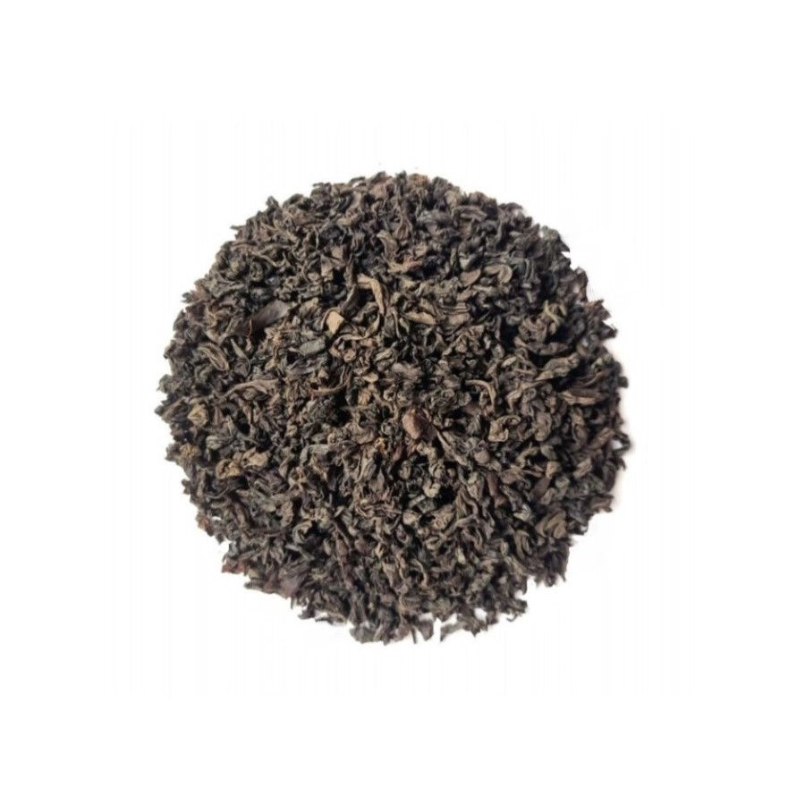 Розсипний чорний чай Супрім Пекоє, дрібнолистовий, темно-коричневий, для щоденного заварювання.