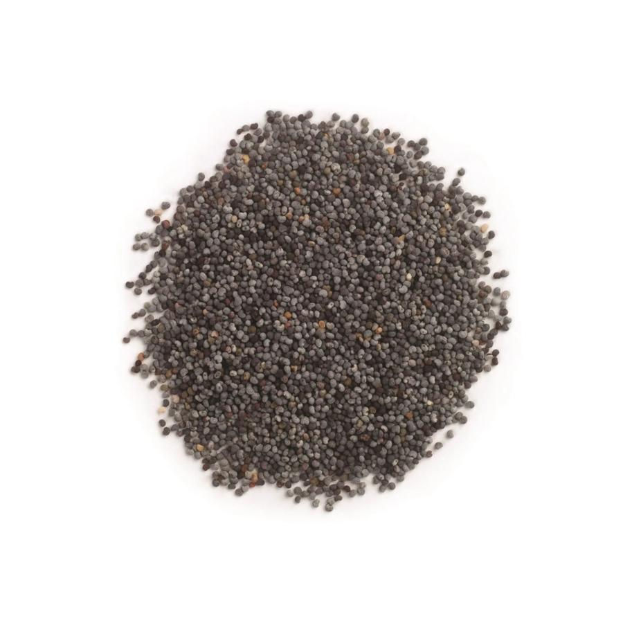 Цілісне насіння маку олійного сірого кольору для випічки, десертів та приготування масла