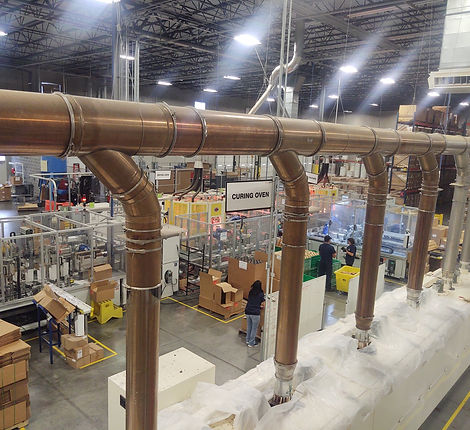 High quality process piping.