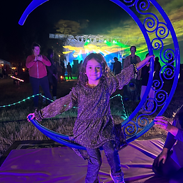 kid on aerial moon