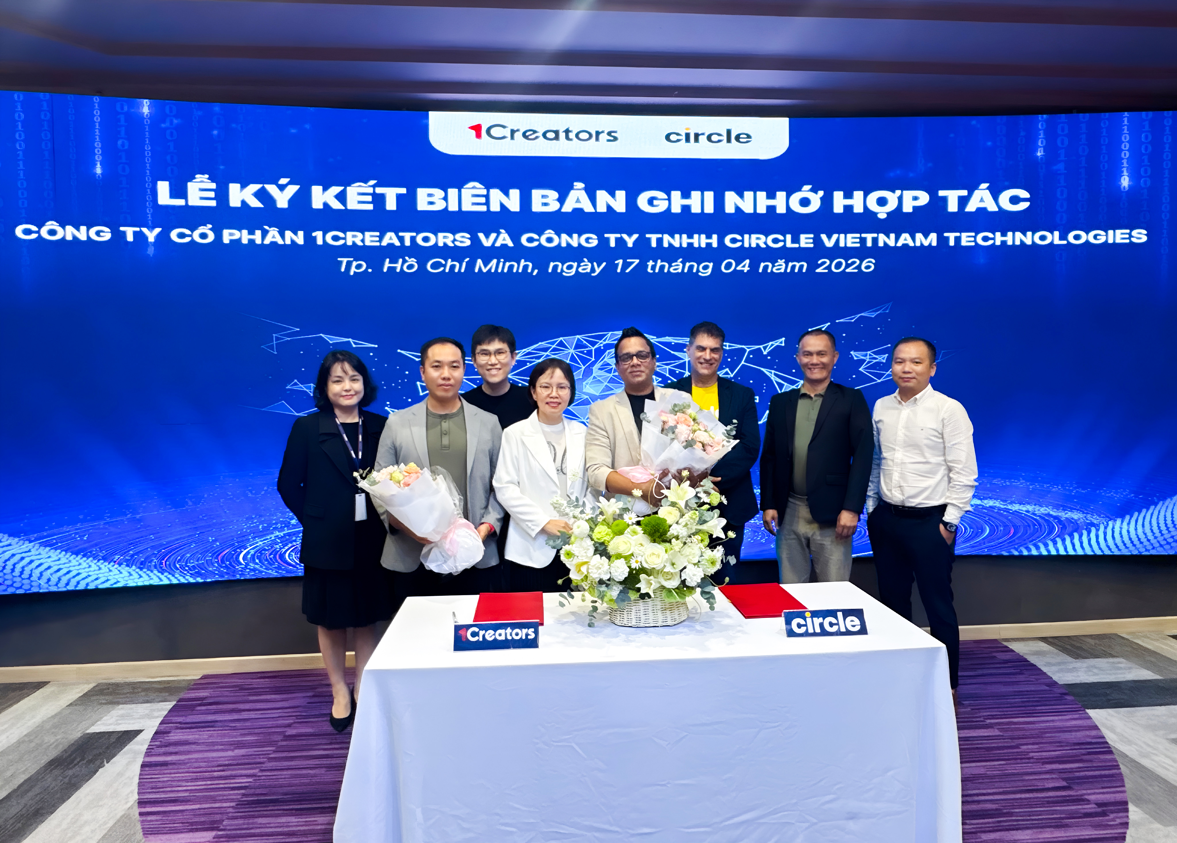 1CREATORS "BẮT TAY" CIRCLE VIETNAM: FINTECH TRỞ THÀNH CHÌA KHÓA CHO CREATOR ECONOMY VIỆT NAM