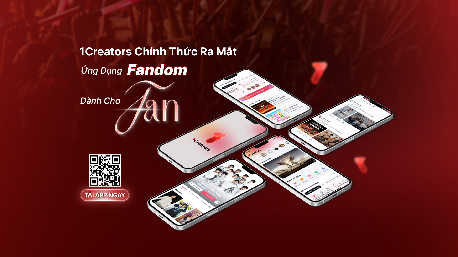 1CREATORS CHÍNH THỨC RA MẮT ỨNG DỤNG FANDOM DÀNH CHO FAN