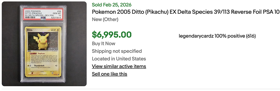 ditto pikachu delta species