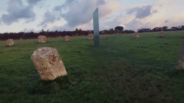 Could these mysterious 'monoliths' be linked to crop circles?