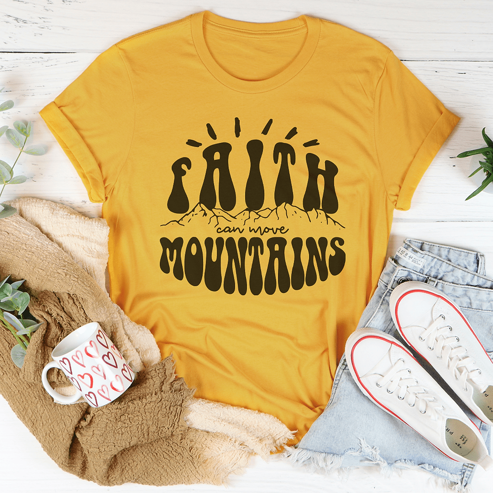 Thumbnail: Faith Can Move Mountains Tee