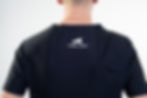 Thumbnail: Padded Sling T-shirt back shoulders close up