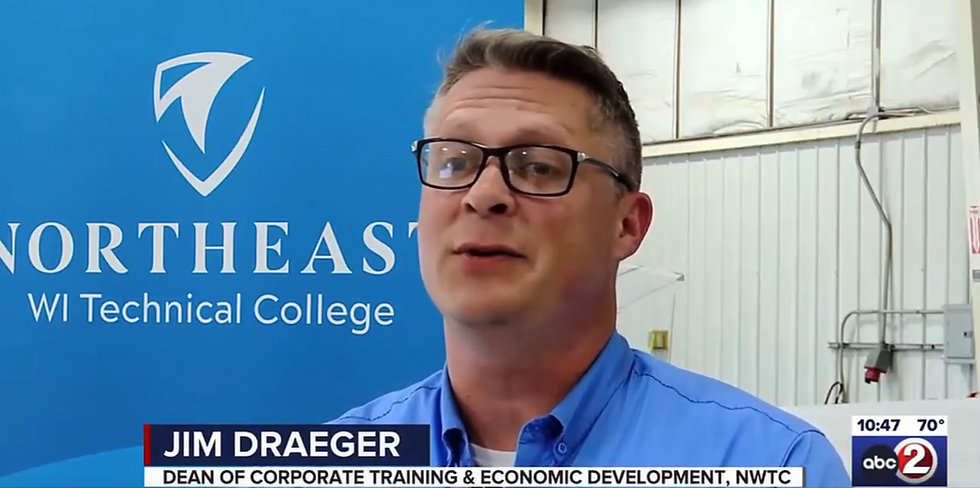 WBAY 2 News Green Bay, WI, Dean Jim Draeger, Dean NWTC
