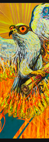 El Gañido de la Voluntad Incandescente 1.82. | MAS2Gutty | Formato: 100 cms X 80 Cms | Técnica Mixta / Lienzo