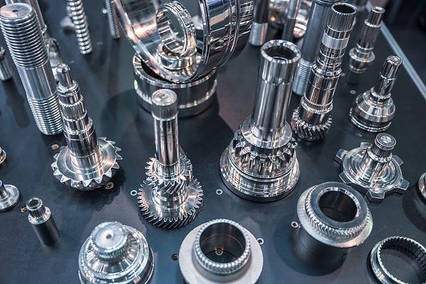 Various parts made on a milling machine for CNC metalworking..jpg