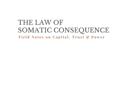 the law of somatic consequence