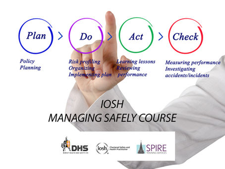 IOSH MANAGING SAFELY COURSE, SALISBURY, MARCH 2019