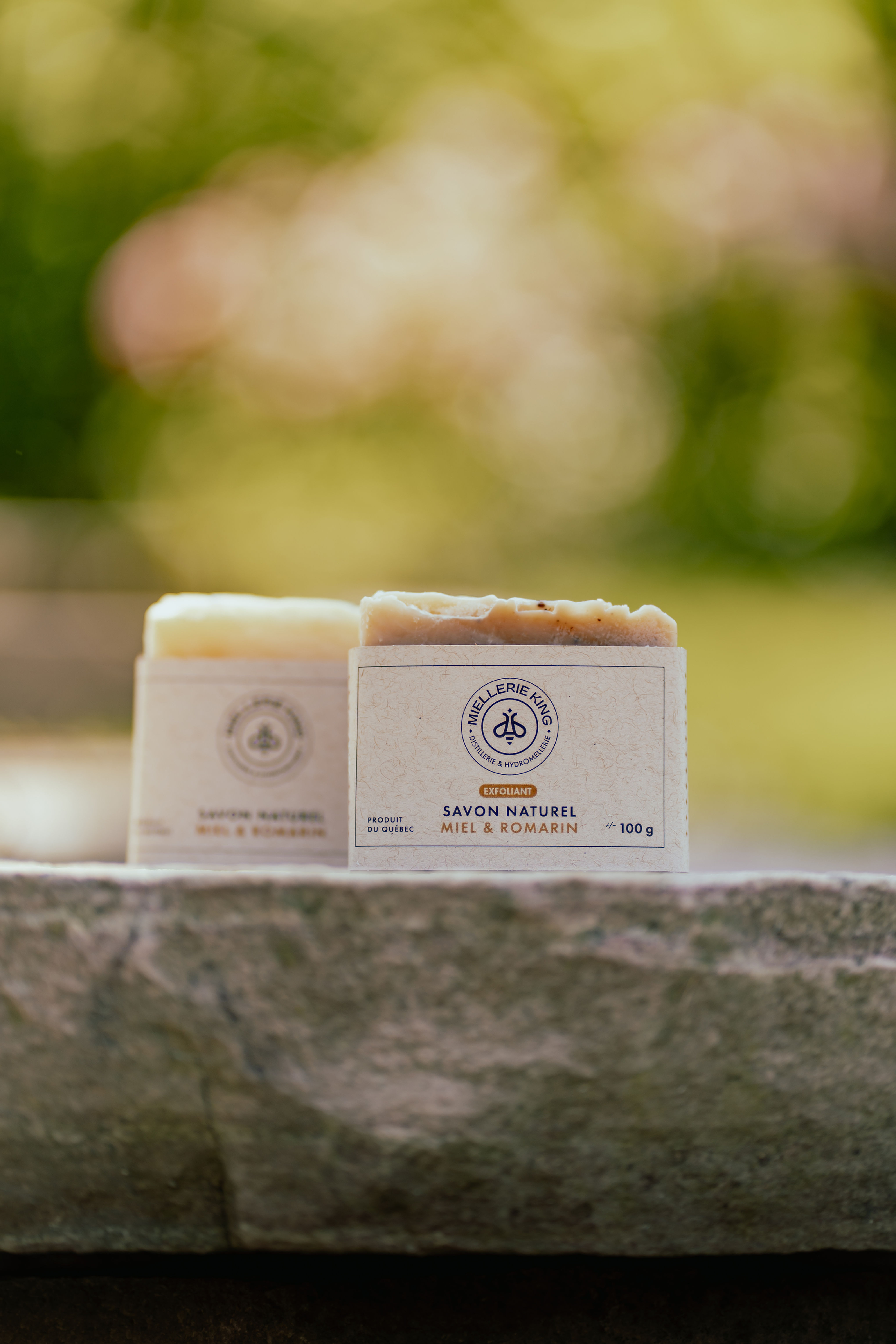 Savon artisanal miel et romarin – Naturel, fait au Québec | Miellerie King