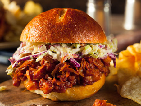 Burger végétarien style "porc effiloché"
