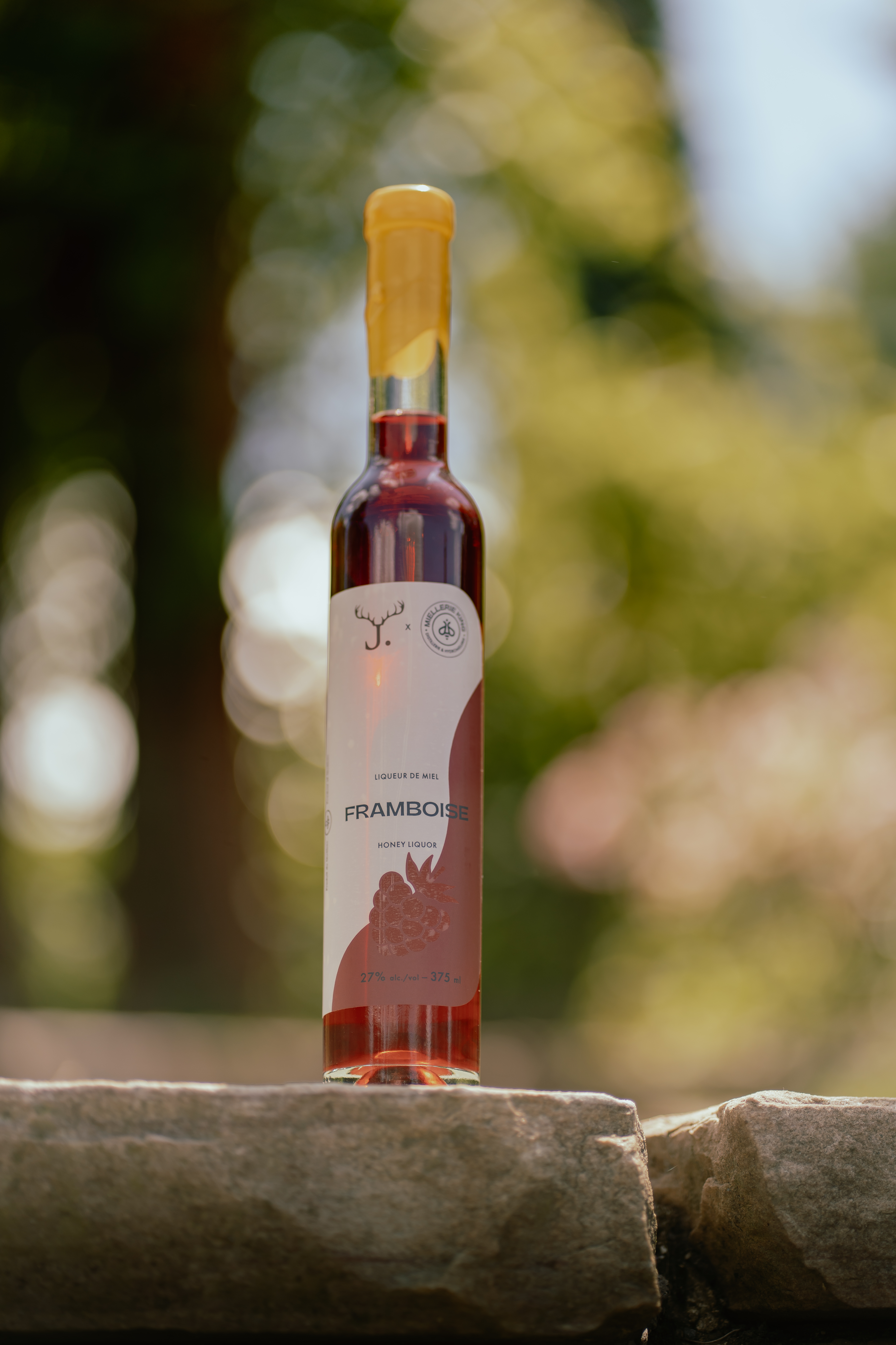 Framboises - liqueur de miel aux framboises