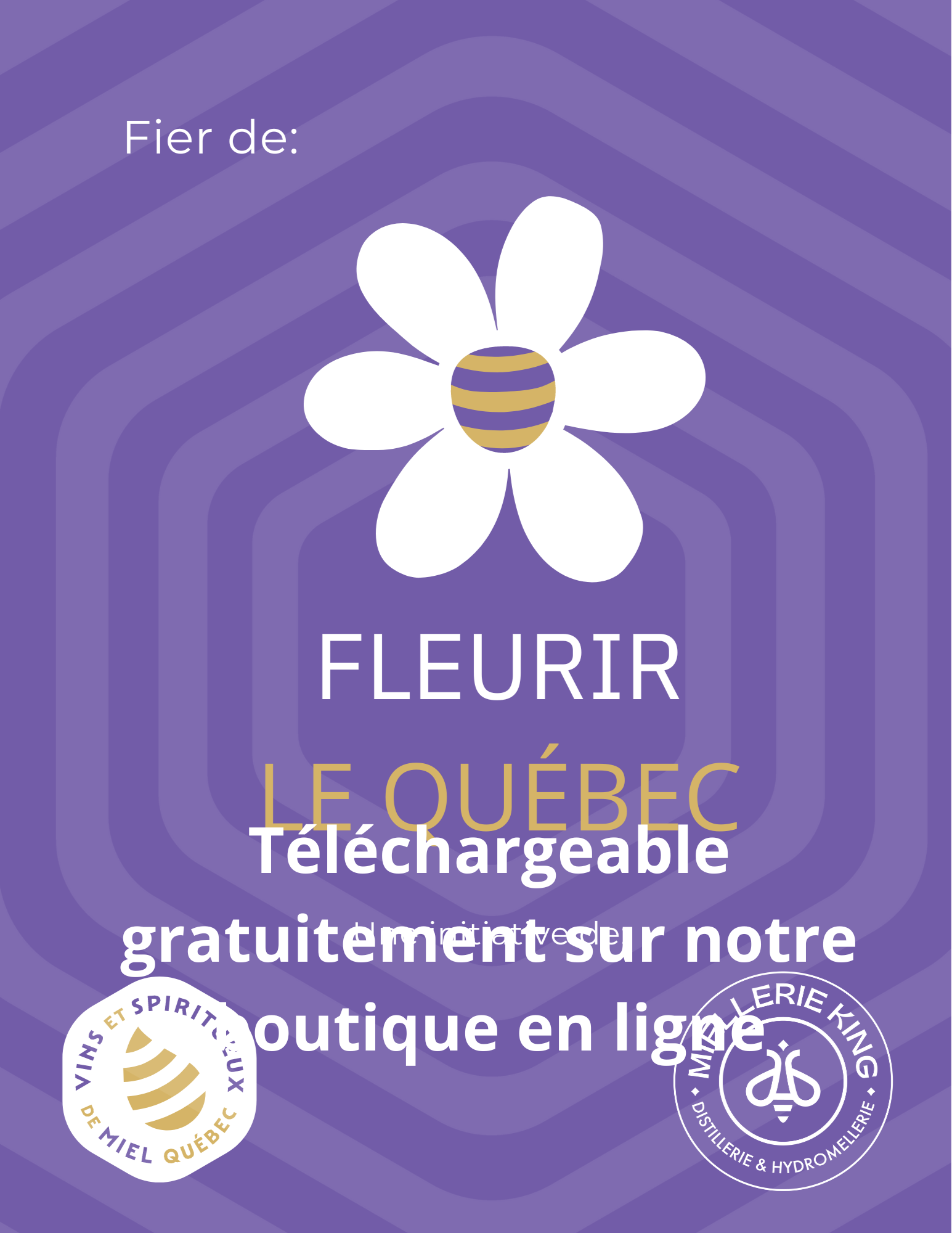 Affiches "Fleurir le Québec" (3 modèles inclus)