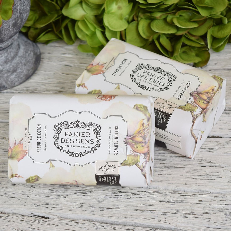 Thumbnail: JABÓN DE KARITÉ FLOR DE ALGODÓN, 200 gr - Panier des Sens