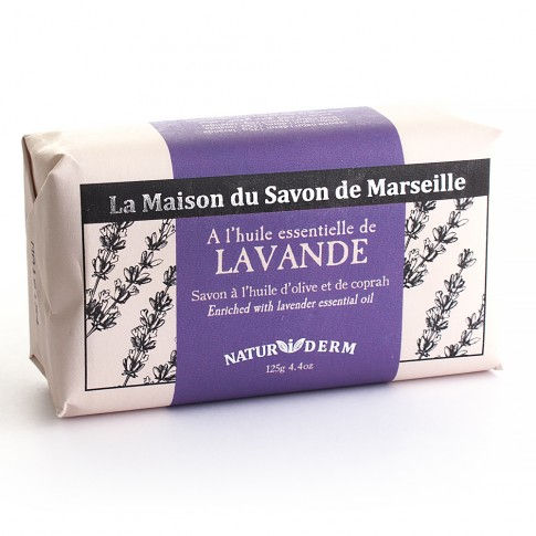 JABÓN DE LAVANDA, NATURIDERM 125 gr - La Maison du Savon de Marseille