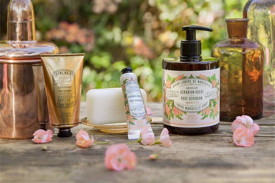 Miniatura: JABÓN DE MARSELLA PERFUMADO DE GERANIO ROSADO - Panier des Sens