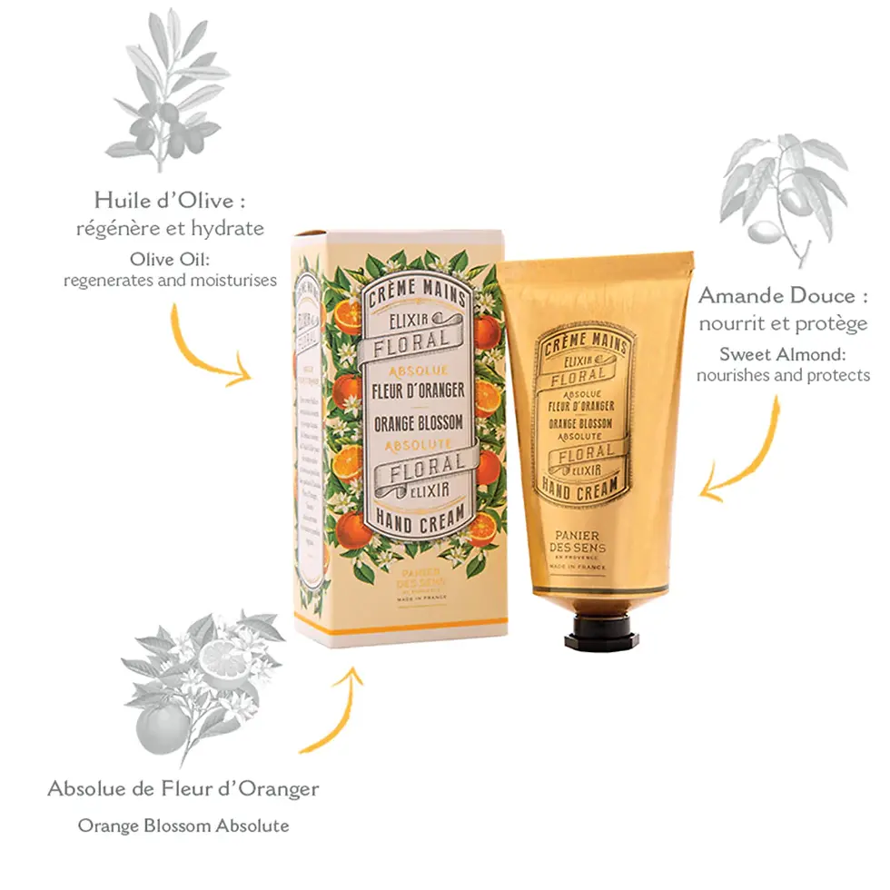 Miniatura: CREMA DE MANOS PERFUMADA DE FLOR DE NARANJO, 75 ml - Panier des Sens