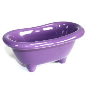 MINI BAÑERA CERÁMICA LILA