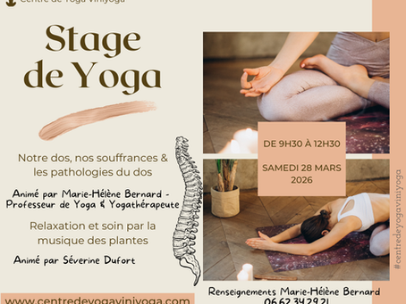 Stage de Yoga - Souffrances du dos