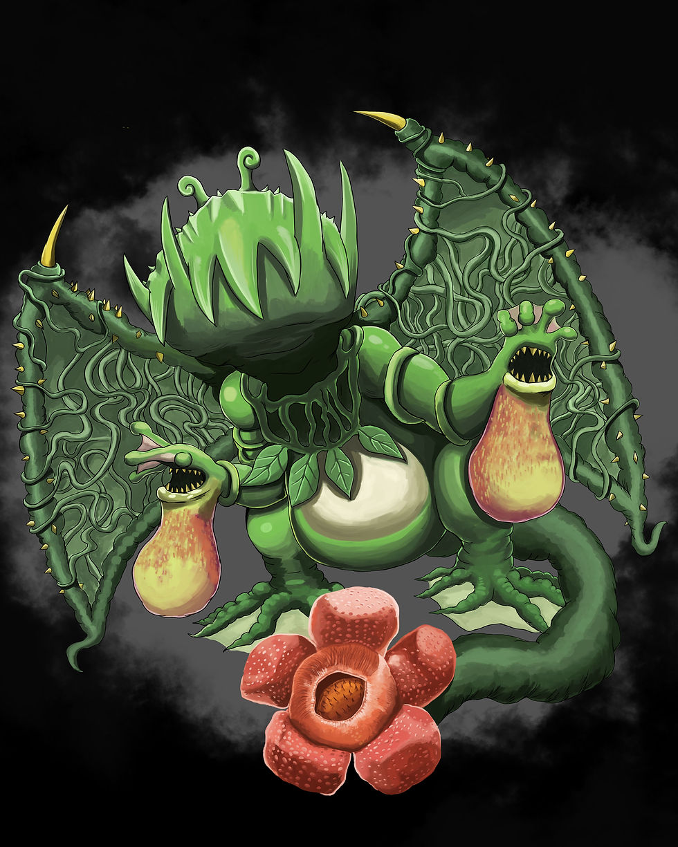 サムネイル： 植物型モンスター9点セット
