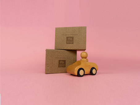 Wooden effect presentation boxes for Community Playthings
