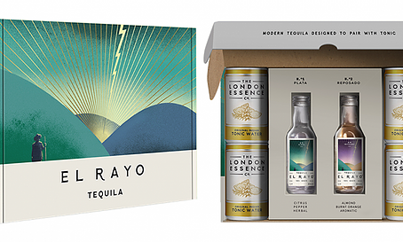 New gift packaging design for El Rayo Tequila