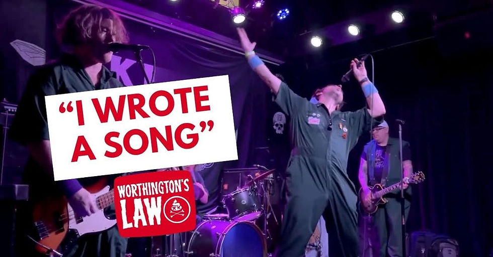 Worthington’s Law ‘I Wrote A Song’ premiere