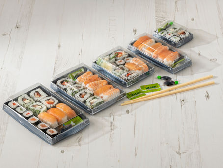 New Luxifood sushi pack from Sharpak