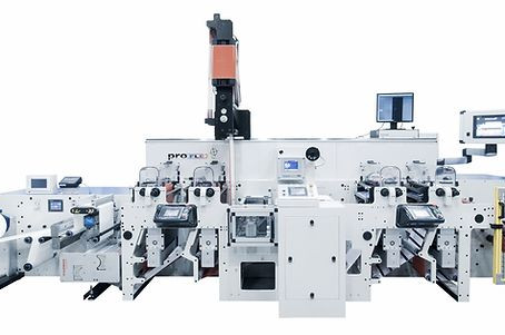 New flexo machine with in-line hot melt coating