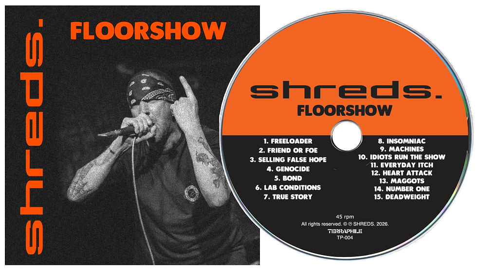 Shreds. new album and more gigs