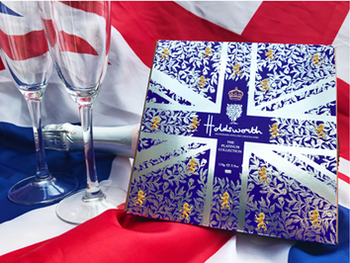 Robinson produces sustainable packaging for Holdsworth’s Platinum Jubilee chocolates